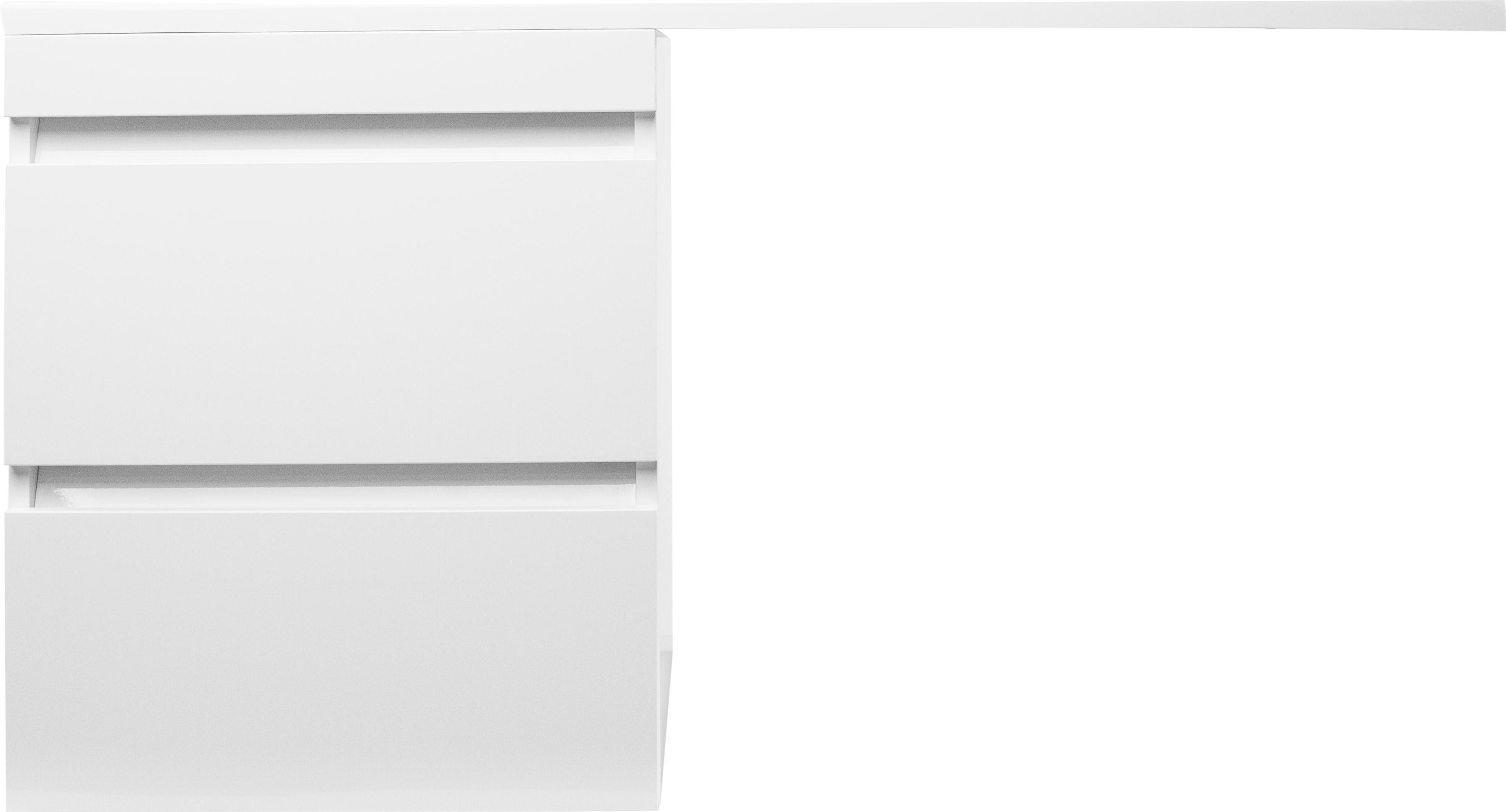 

Тумба с раковиной Style Line Даллас 110 Люкс Plus подвесная, белая, эмаль R