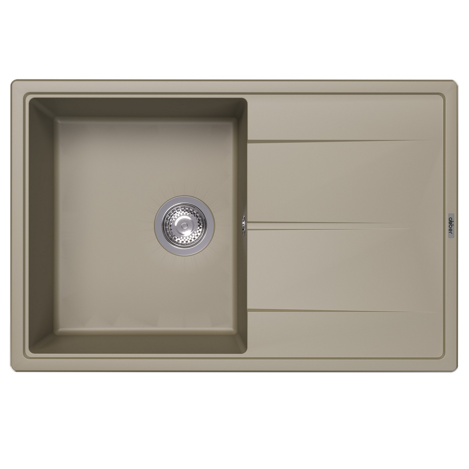 Мойка кухонная Abber Quarz AQ2904S матовая песочная 19400₽