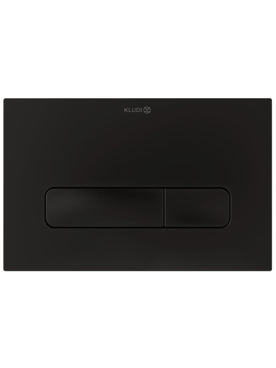 

Кнопка смыва для унитаза Kludi Unifix 30PP0139 пластик, цвет матовый черный