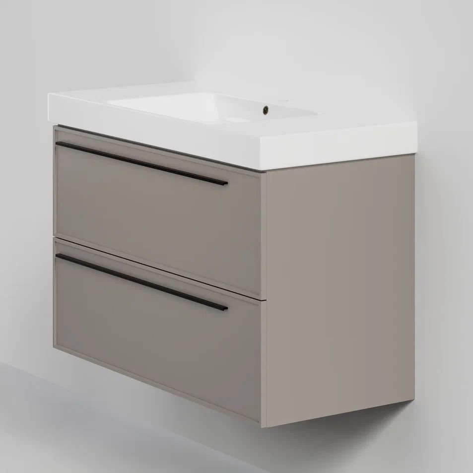 

Тумба под раковину La Fenice ELBA Twin Cappuccino бежевая матовая 80 см
