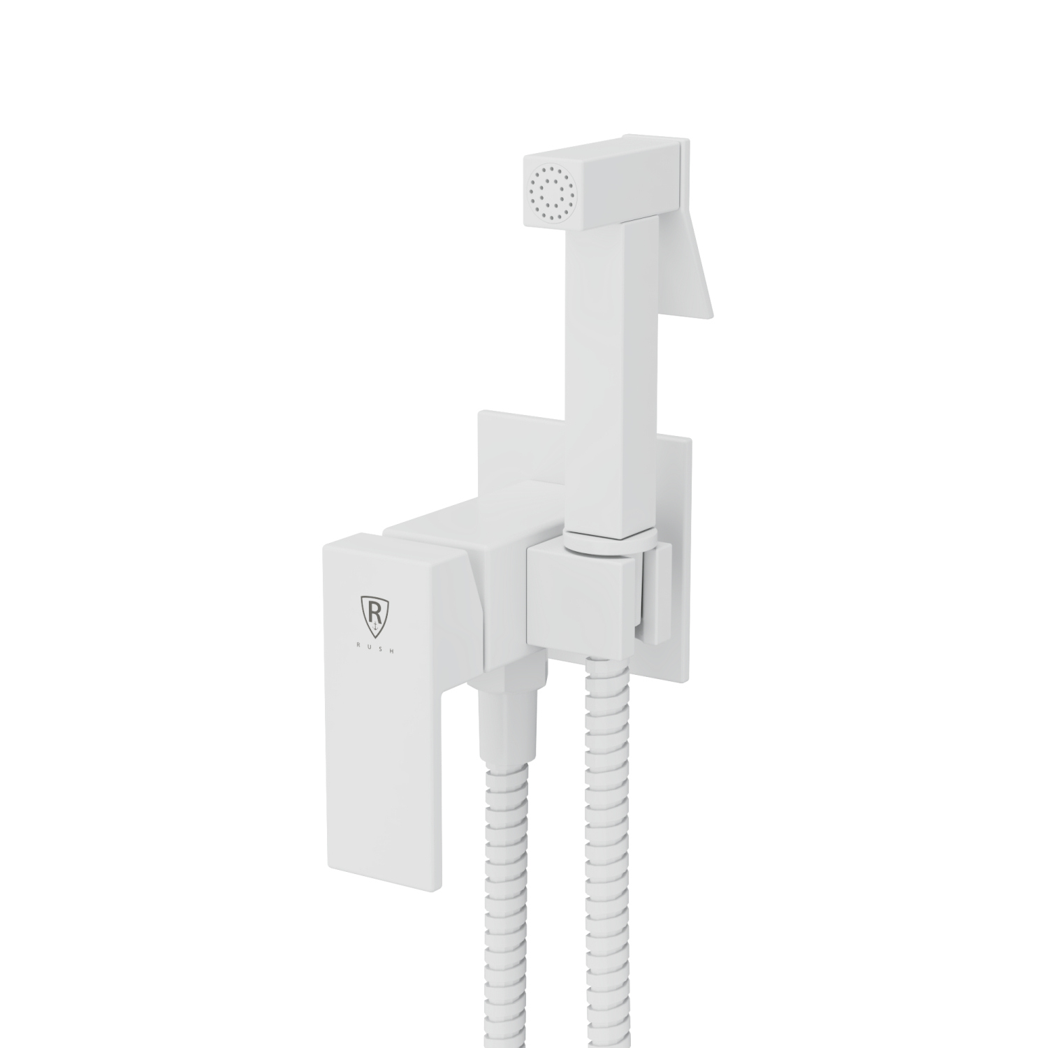 

Гигиенический душ Rush Thira TR3635-99 со смесителем, С ВНУТРЕННЕЙ ЧАСТЬЮ, матовый белый
