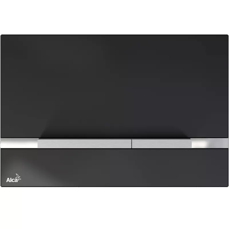

Клавиша смыва Alcaplast Flat Stripe Glass черная