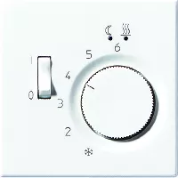 

Накладка регулятора теплого пола Jung LS 990 LS1749BFWW