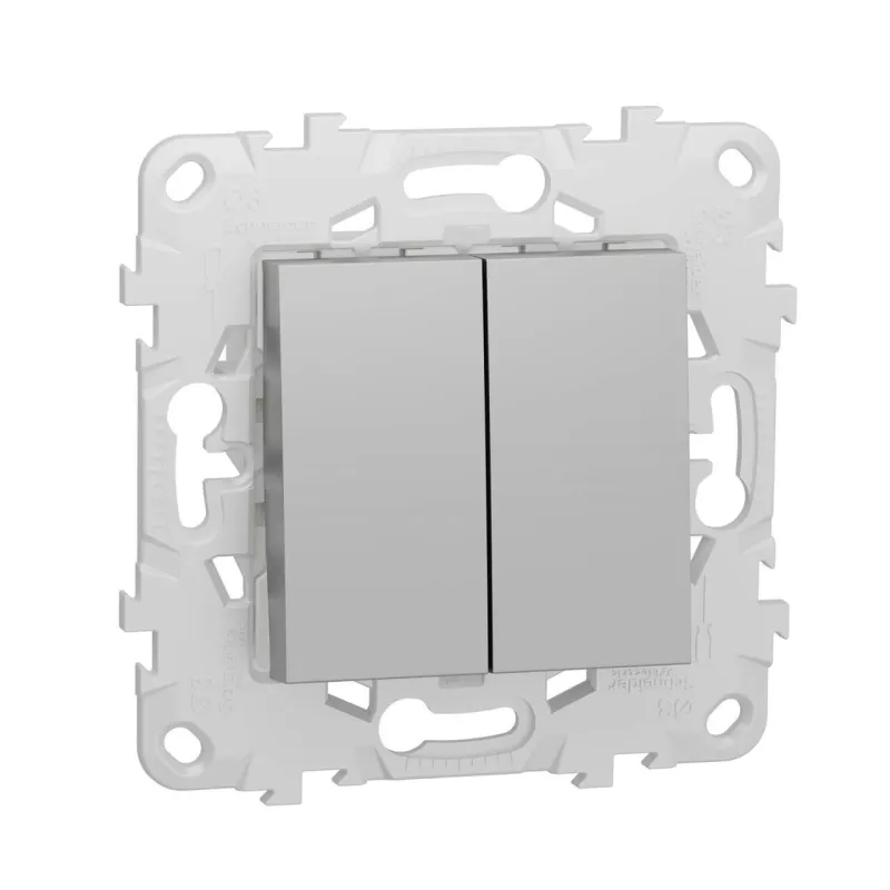 

Переключатель двухклавишный перекрестный Schneider Electric Unica New NU521530