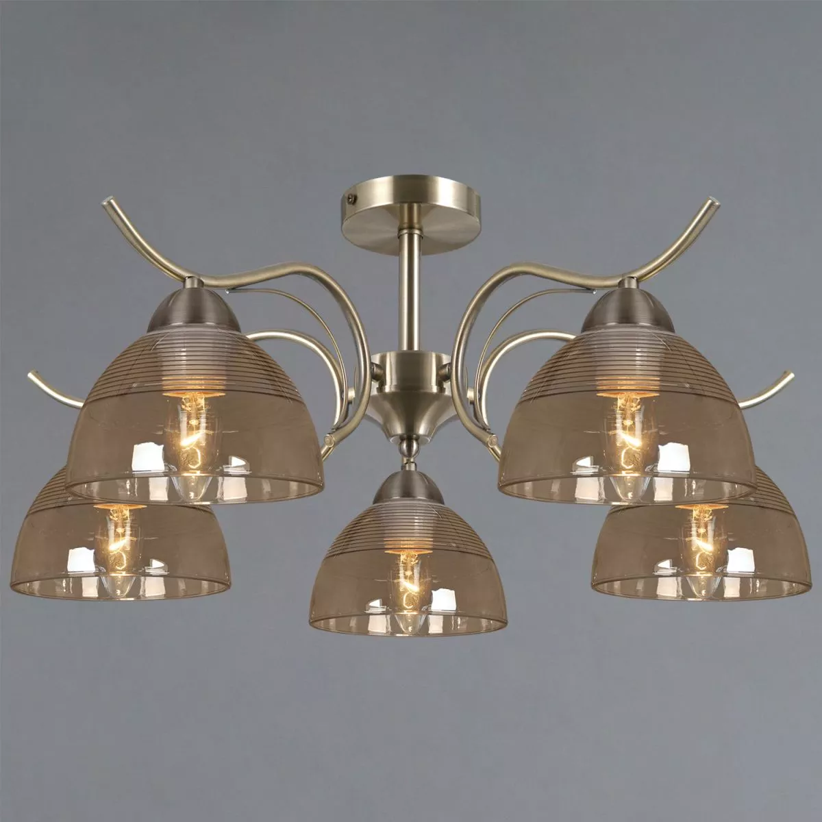 

Люстра на штанге Illumico IL0733-5CSQ-25 AB AREZZO