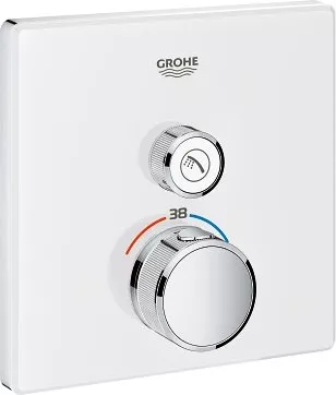 

Термостат Grohe Grohtherm SmartControl 29153LS0 для душа, moon white