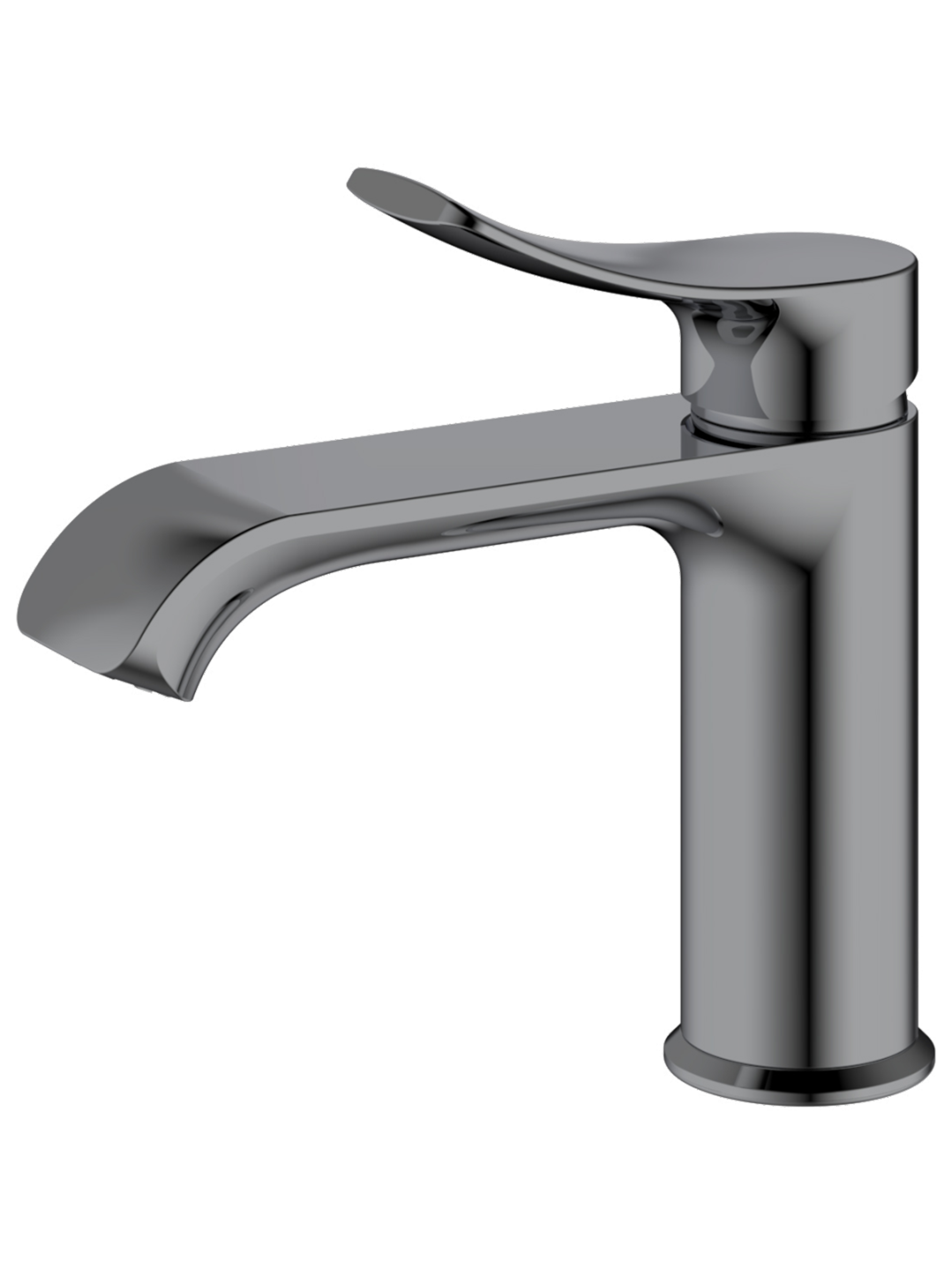 

Смеситель для раковины Haiba HB10553-3 оружейная сталь