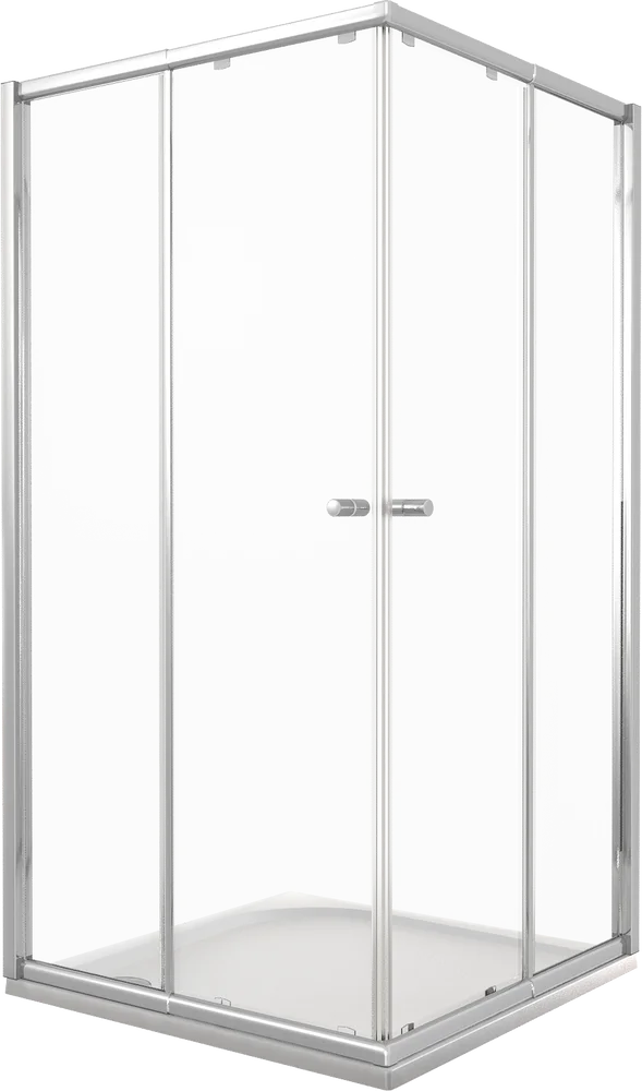 

Душевой уголок Good Door Lira 90x90 профиль хром стекло прозрачное