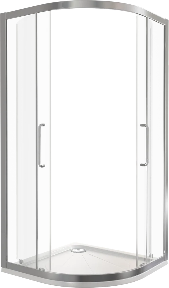 Душевой уголок Good Door Neo 90х90 профиль хром стекло прозрачное