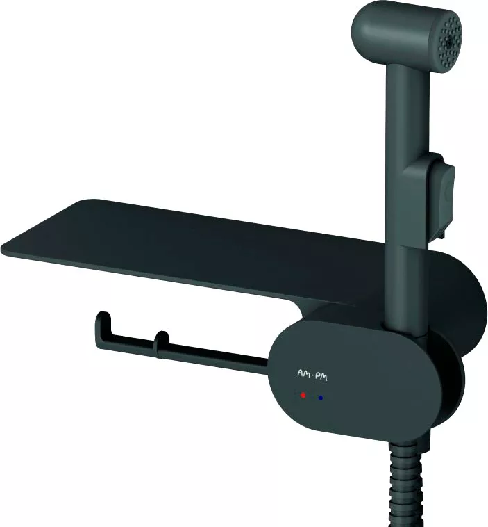 Гигиенический душ AMPM Like со смесителем черный F0202622 12490₽