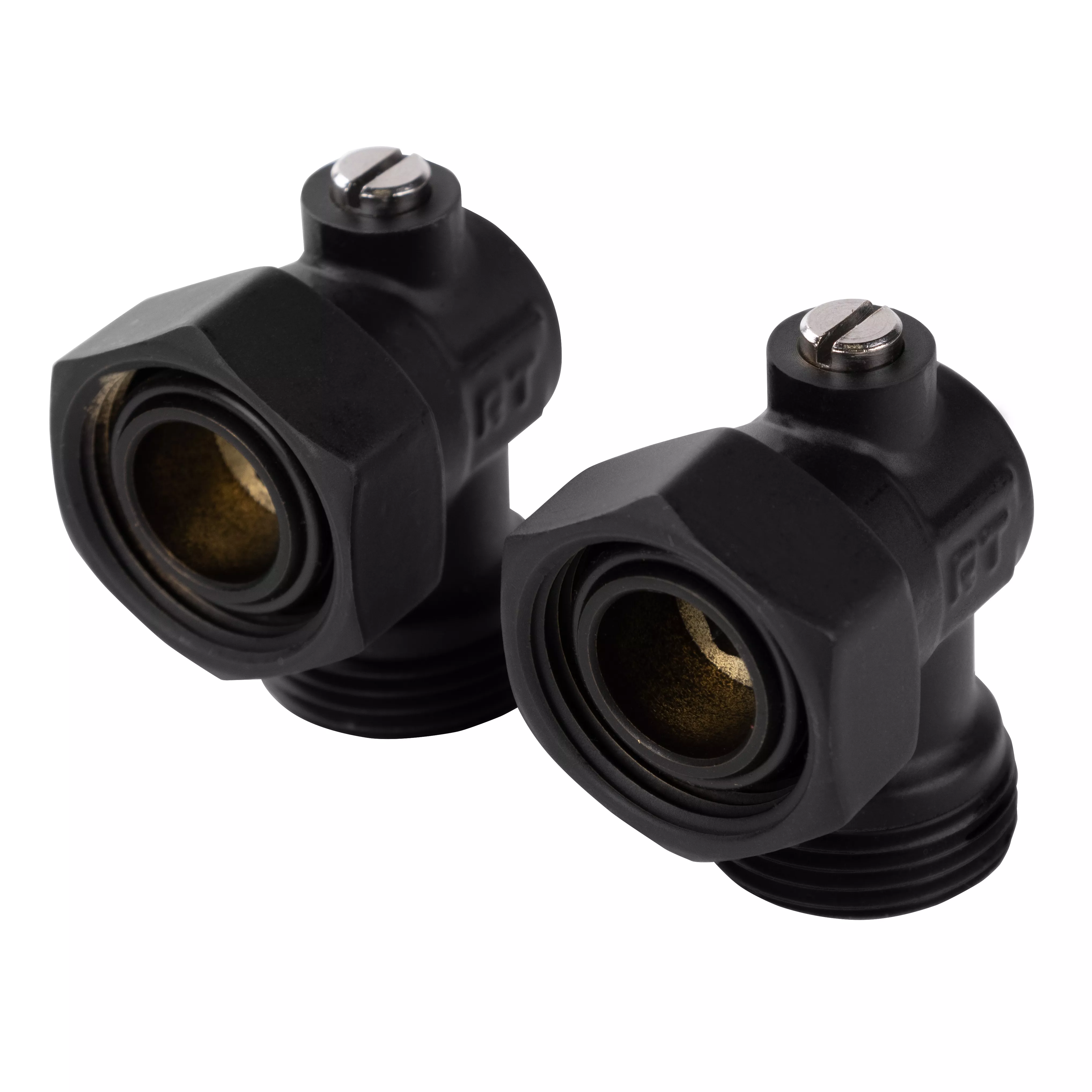 

Набор нижнего подключения Royal Thermo угловой раздельный 3/4х3/4ЕК (черный)