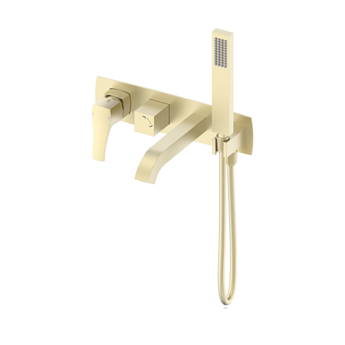 

Встраиваемый смеситель для душа и ванны Wonzon & Woghand Flex WW-88889072-BG С ВНУТРЕННЕЙ ЧАСТЬЮ, брашированное золото