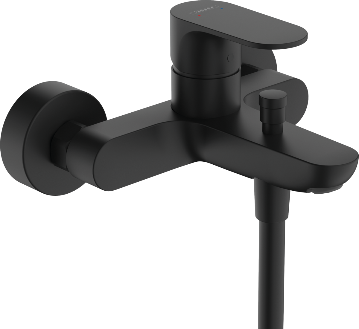 

Смеситель для ванны Hansgrohe Rebris S 72443670, черный матовый