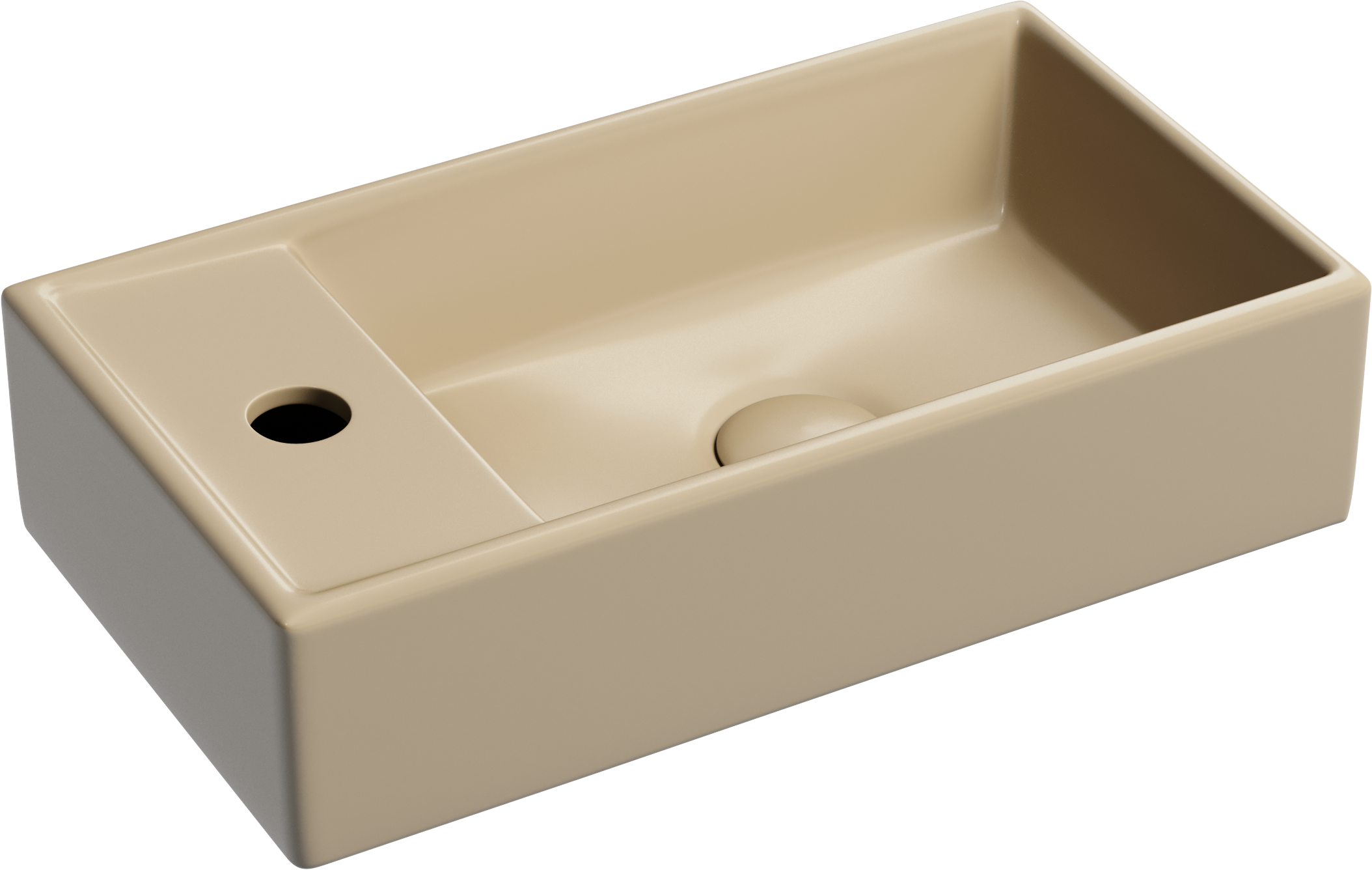 

Раковина маленькая в туалет Ceramicanova Element CN6051RMC капучино матовый