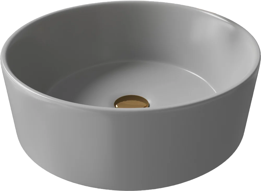 

Накладная раковина Grossman GR-3013GM серая матовая