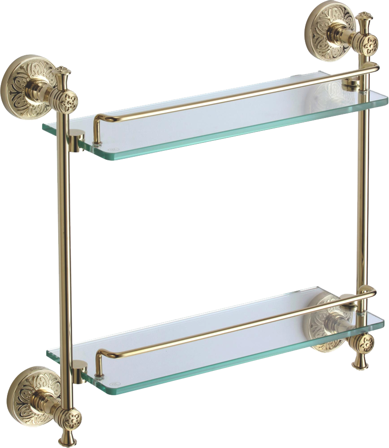 

Полка Savol 58 b S-005822B золото, для душа