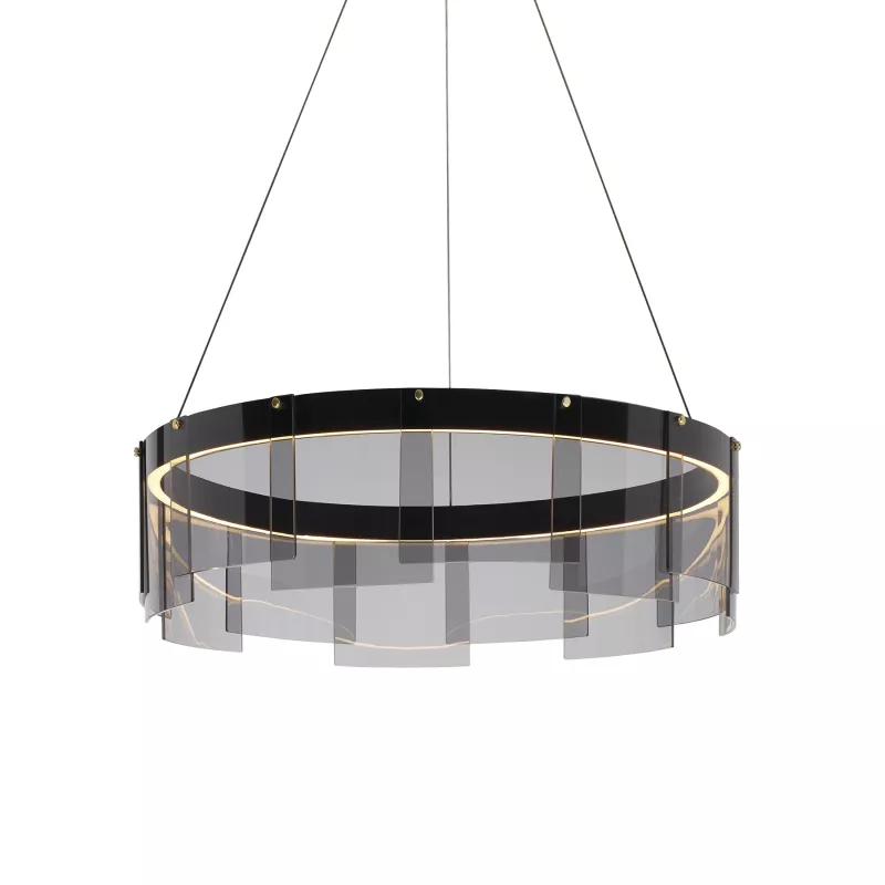 

Подвесная люстра Delight Collection Stratos D8825P/S black/smoky