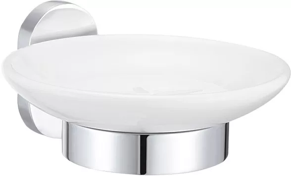 

Мыльница, керамика, латунь, Mirro Plus, IDDIS, MRPSBC0i42, Белый;хром