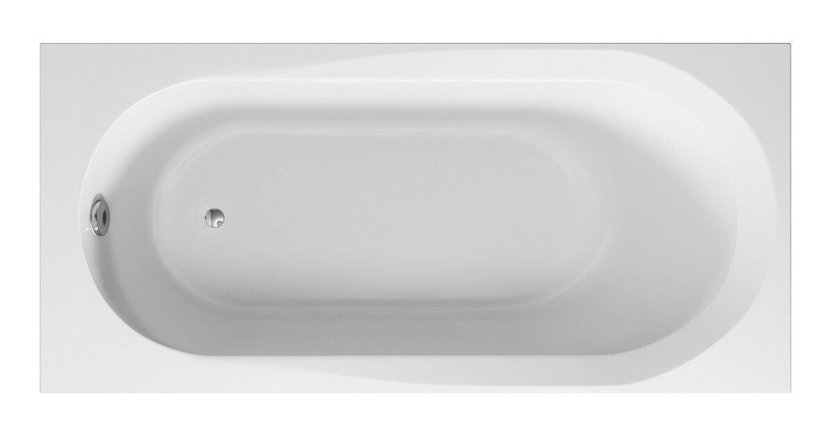 Ванна акриловая Vincea VBT-2B150 без опоры 1500*700*480, пристенная, цвет белый,, шт