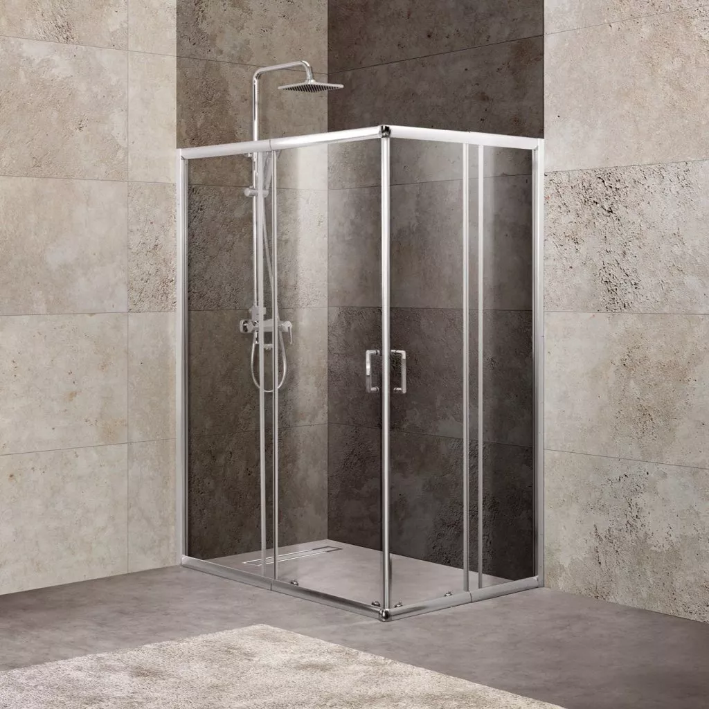 

Душевой уголок BelBagno Unique AH-2-100/115-75/90-C-Cr стекло прозрачное