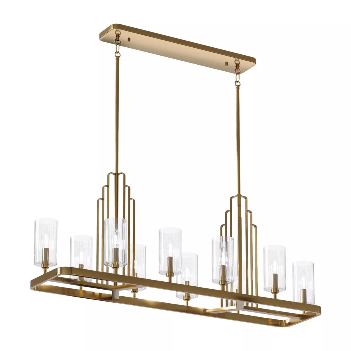 

Подвесная люстра Kichler Kimrose QN-KIMROSE10-BNB