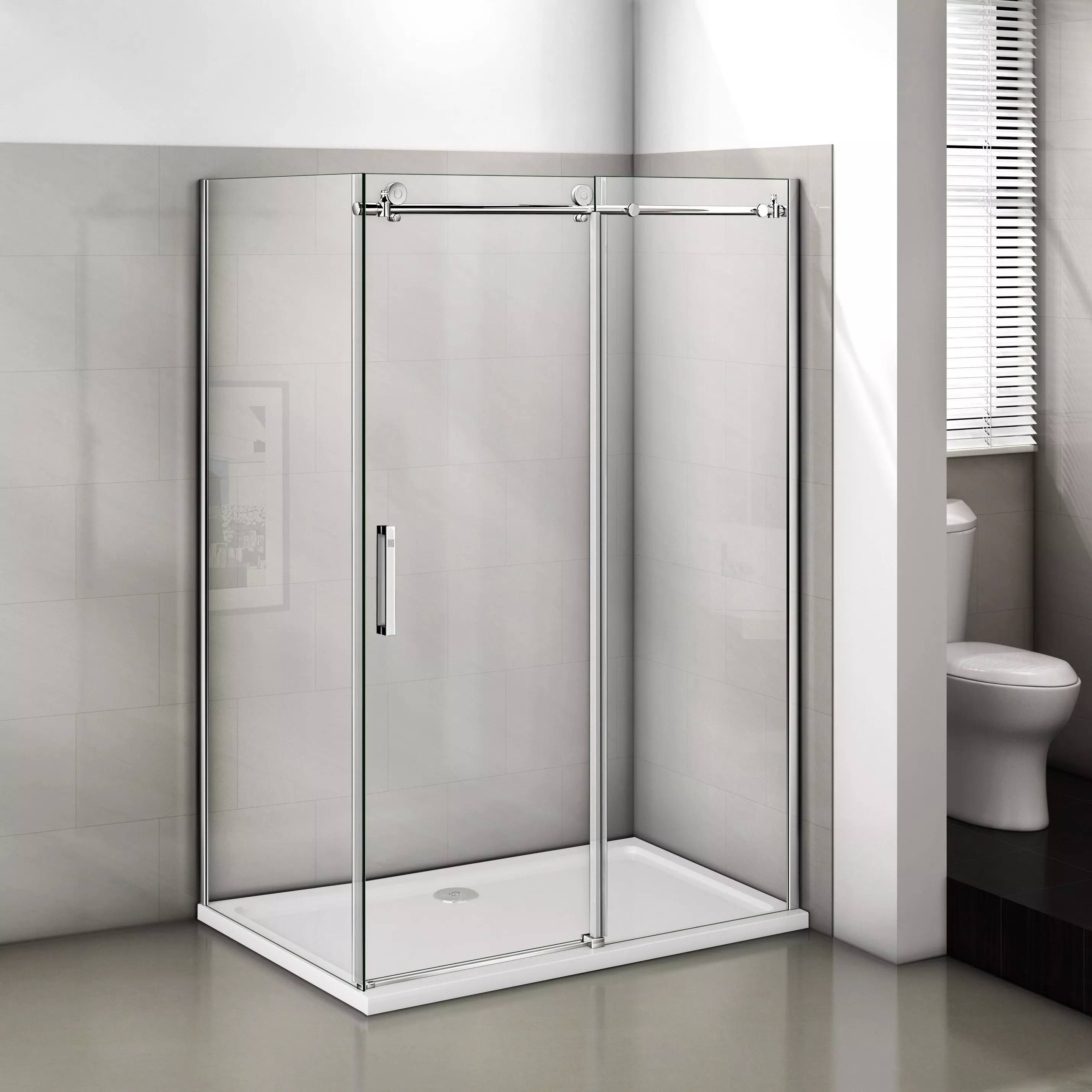 

Душевой уголок Good Door Puerta WTW+SP-C-CH 130x80