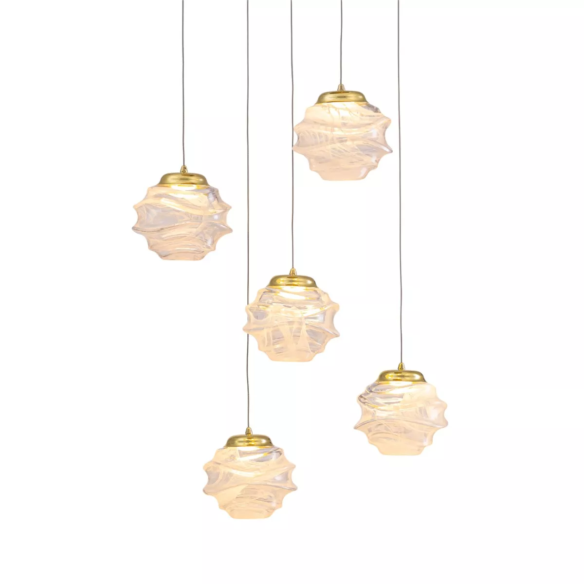 

Подвесной светильник Delight Collection MD25030003-5A gold/clear