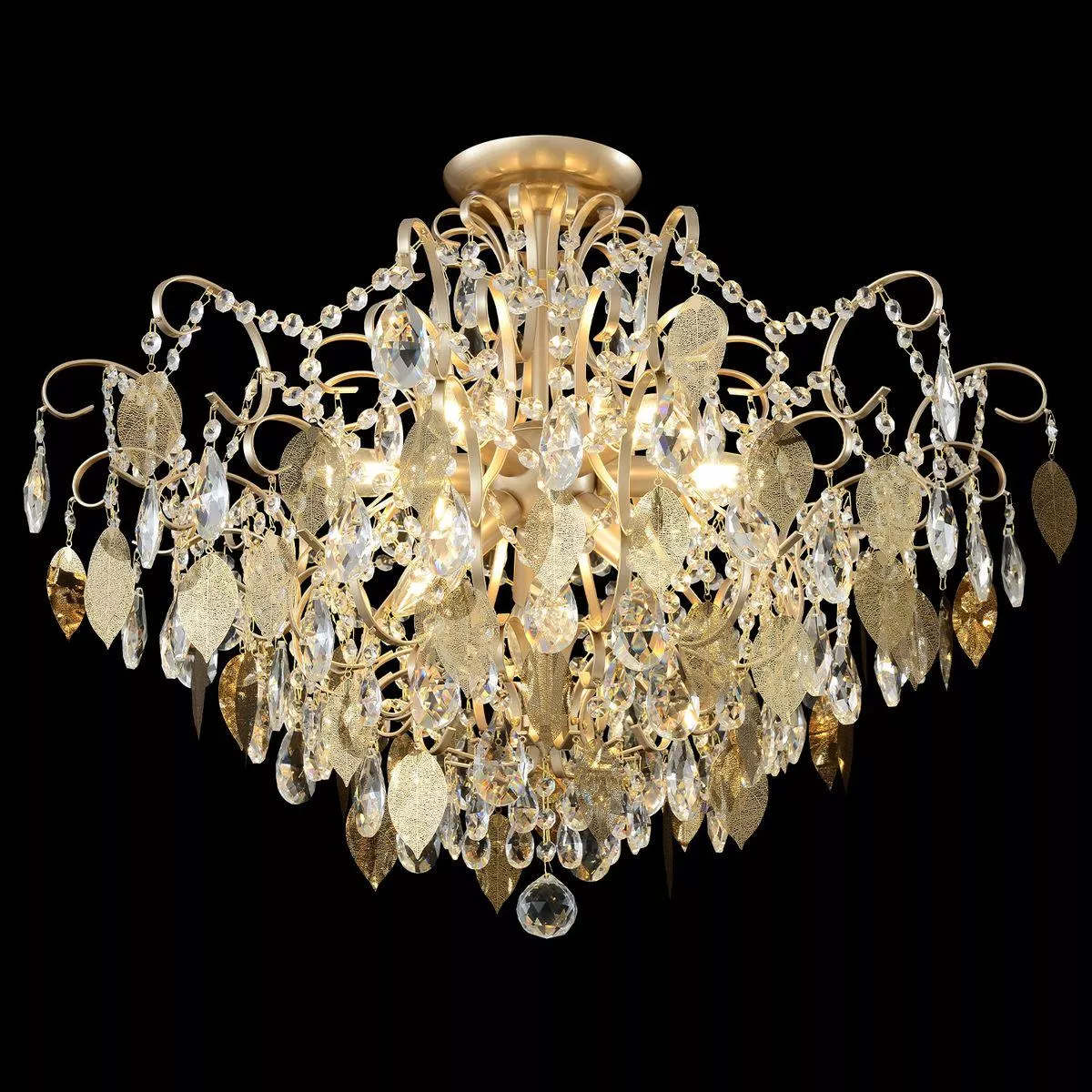 

Потолочная люстра Crystal Lux Esmiralda PL9 Gold