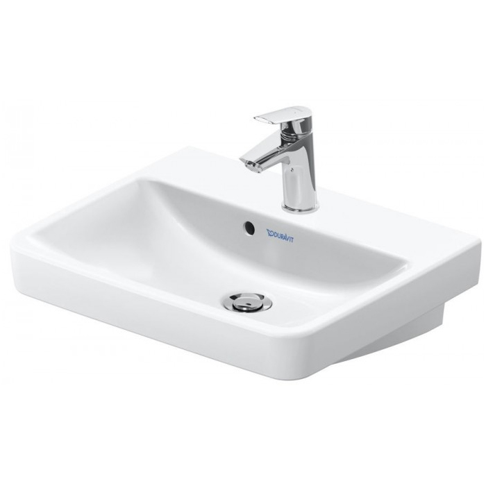 DURAVIT Duravit No1 Умывальник 500 х 400 мм с переливом с отверстием под смеситель белый 10291₽