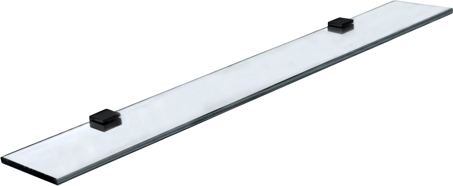 

Полка STWORKI Glass Shelf 100 полкодержатели черные