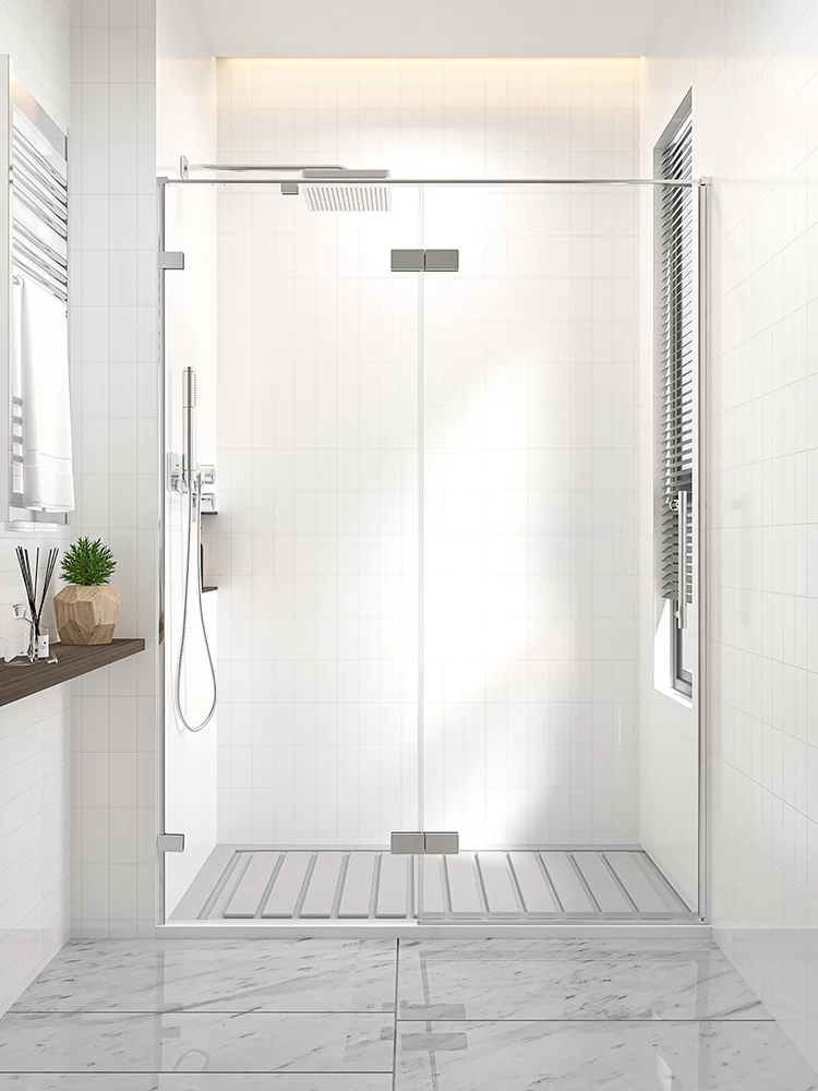 

Душевая дверь в нишу Veconi Premium Alassio CH 130x200, профиль матовый хром, стекло прозрачное