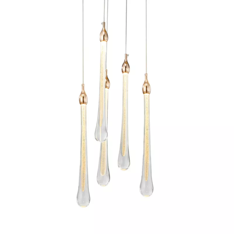 

Подвесной светильник Delight Collection Teardrop OM801670-5-G