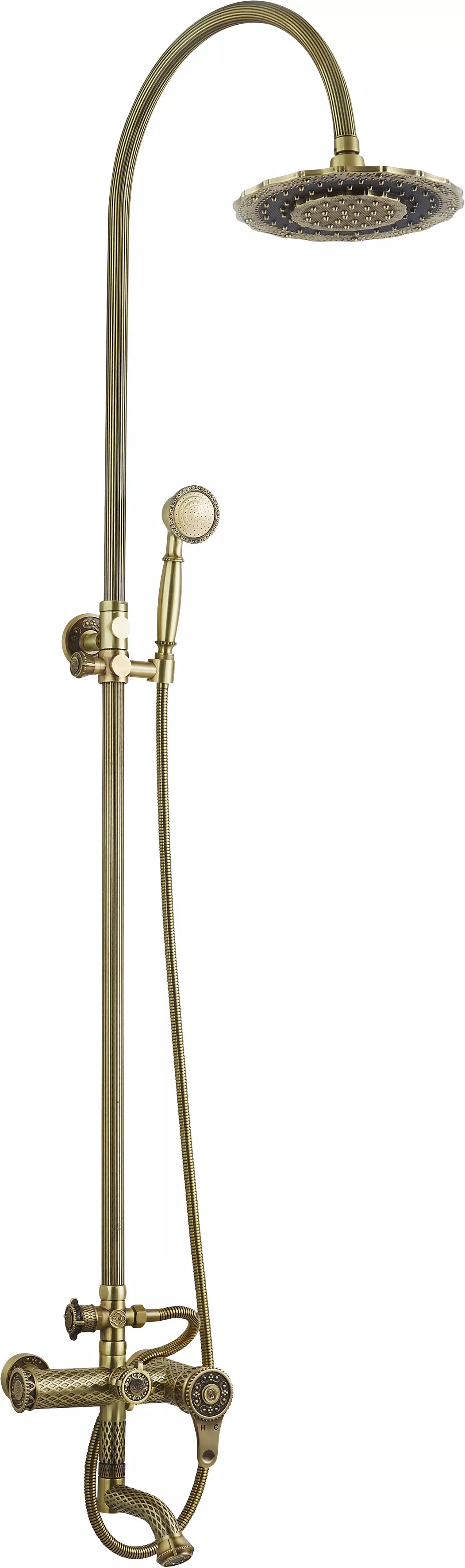 

Душевая стойка Zorg Antic A 402DS-BR