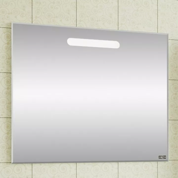 Зеркало СанТа Лондон 100 с LED-подсветкой, цвет белый 900521 - фото 1