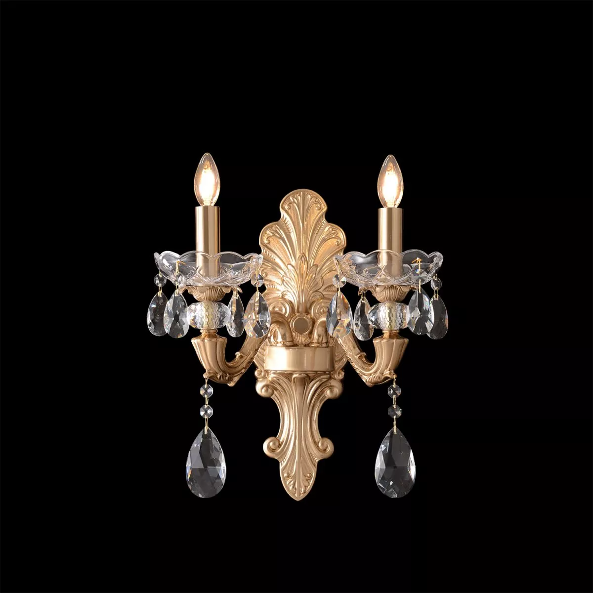 

Бра Crystal Lux ELIZABETH AP2 BRASS