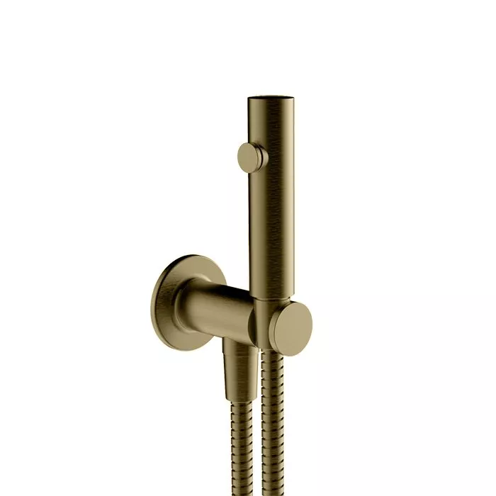 

GESSI INCISO Гигиенический душ на 1/2", цвет: brushed brass pvd