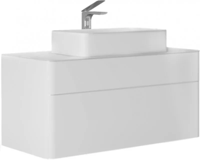 

Тумба под раковину RAVAL Pure 100 подвесная белая (Pur.01.100/P/W)