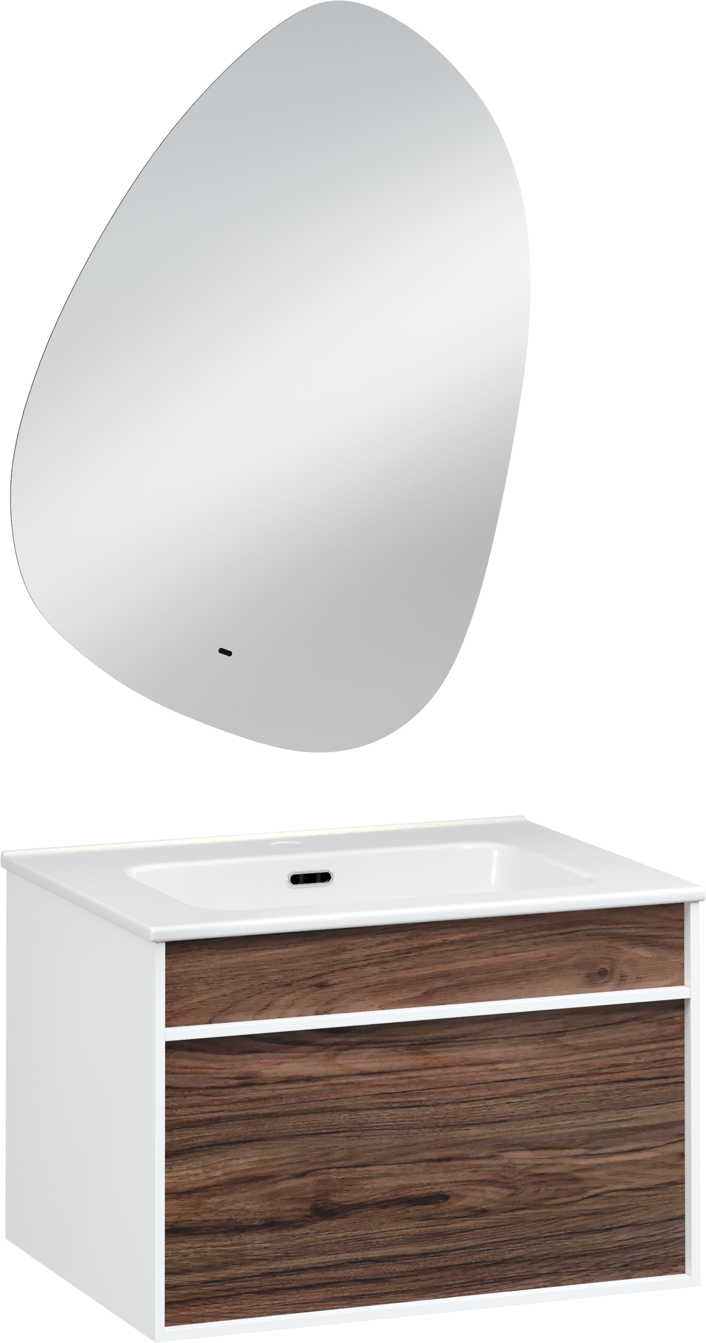 

Мебель для ванной комнаты STWORKI Вестервик 60 орех каньон