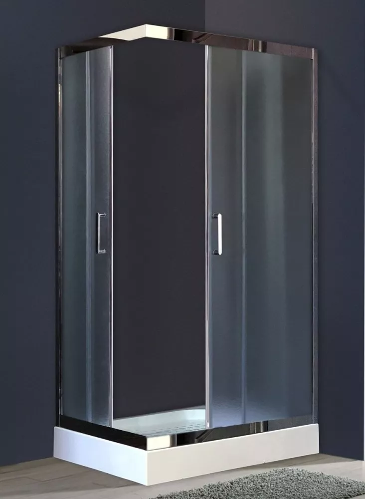

Душевой уголок Royal Bath HPD 120х120 профиль хром стекло рифленое