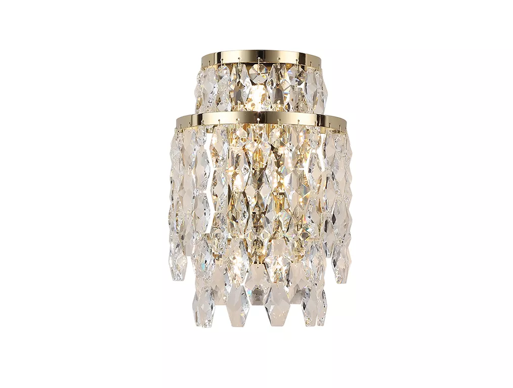 Настенные светильники  Santehnika Room Настенный светильник Newport Tiffany 8535/A gold polished М0070719