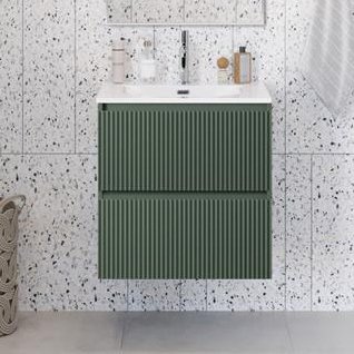 

Тумба под раковину без столешницы BelBagno Uno 70 подвесная, 2 ящика, матовая еловая