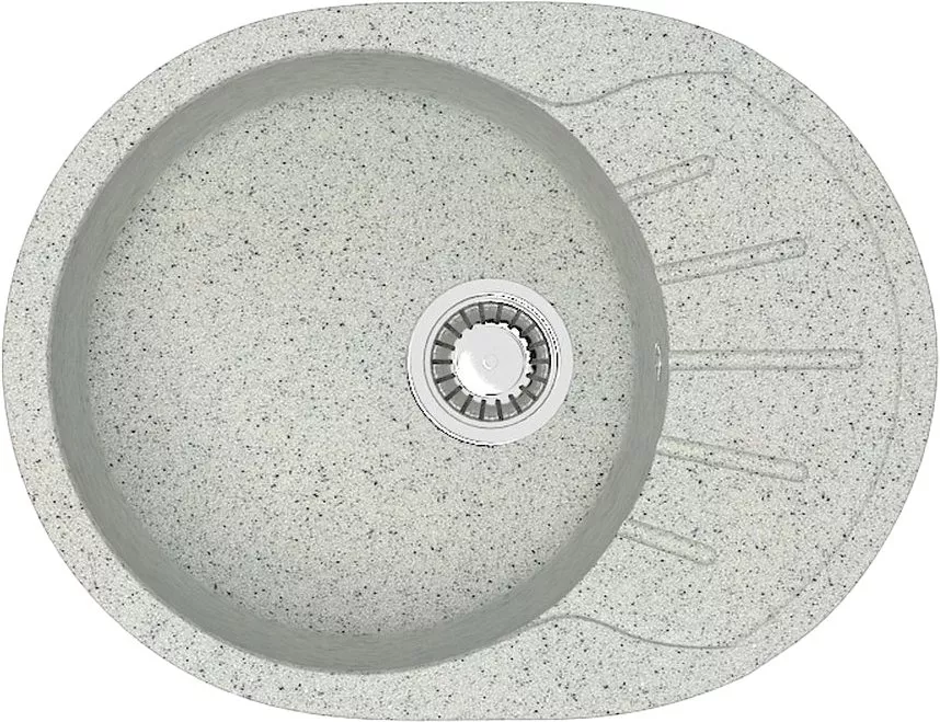 

Мойка мраморная ZETT lab.,Модель 10/Q10 (светло-серая).
