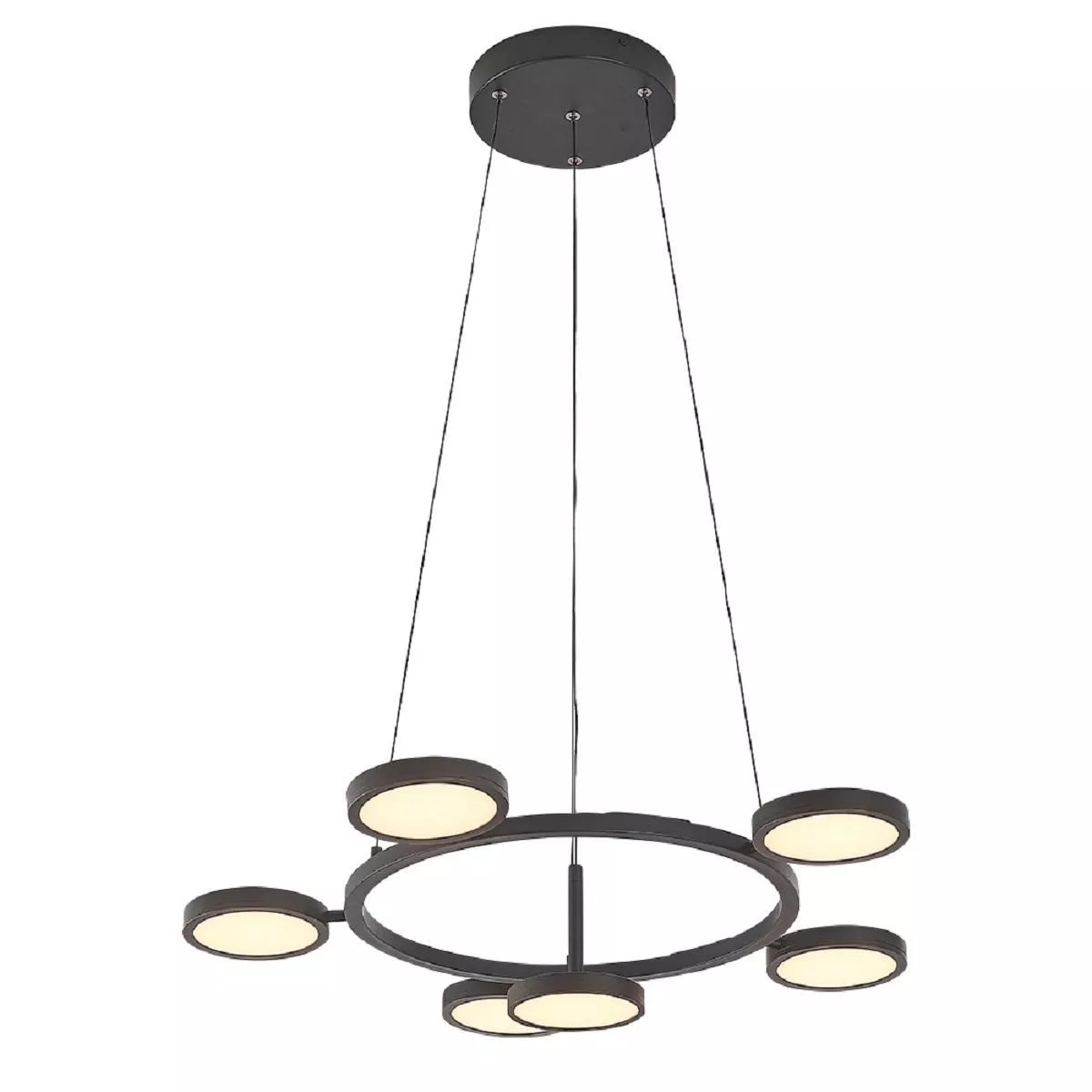 

Подвесная светодиодная люстра Crystal Lux CLT 027C6 D700 BL