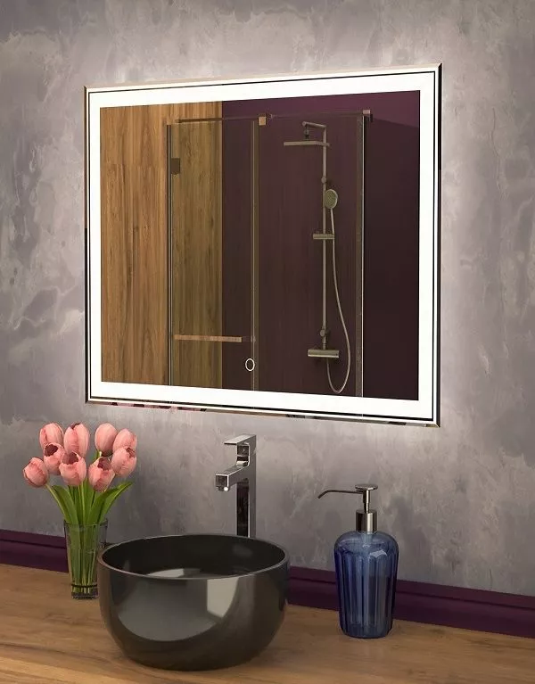 

Зеркало Art&Max Zoe 90x80 AM-Zoe-900-800-DS-F с подсветкой