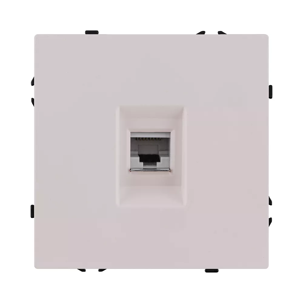Розетка Ethernet RJ45 Cat.6, кашемир матовый Kollinger Eclipse EC-017CM