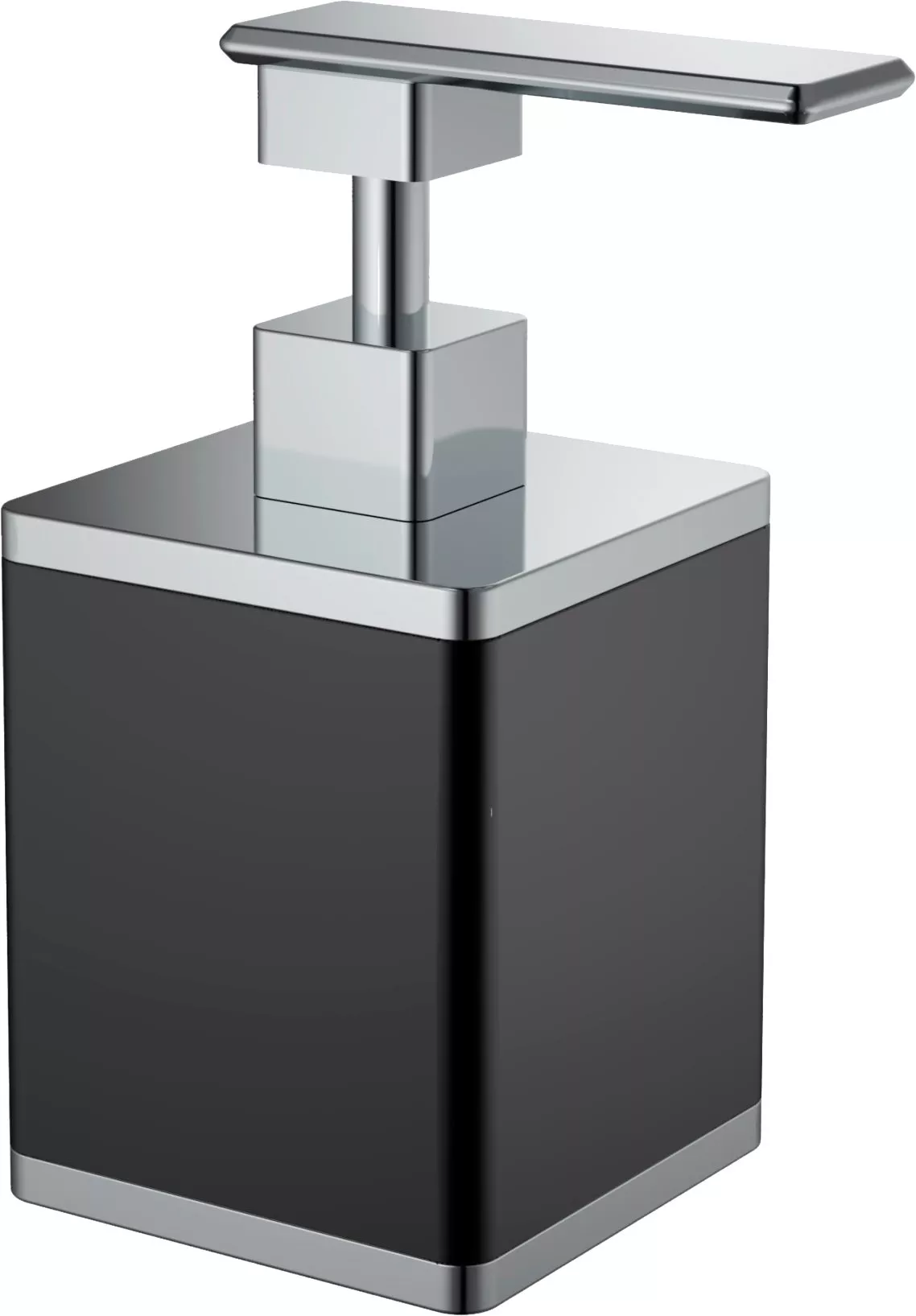 

Дозатор для жидкого мыла Boheme черный - хром