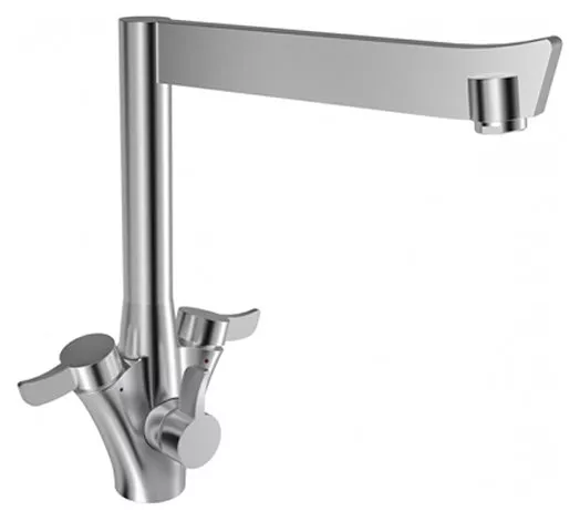 

Смеситель для кухонной мойки Zorg Inox хром (SZR-1219-7В, Хром;серый