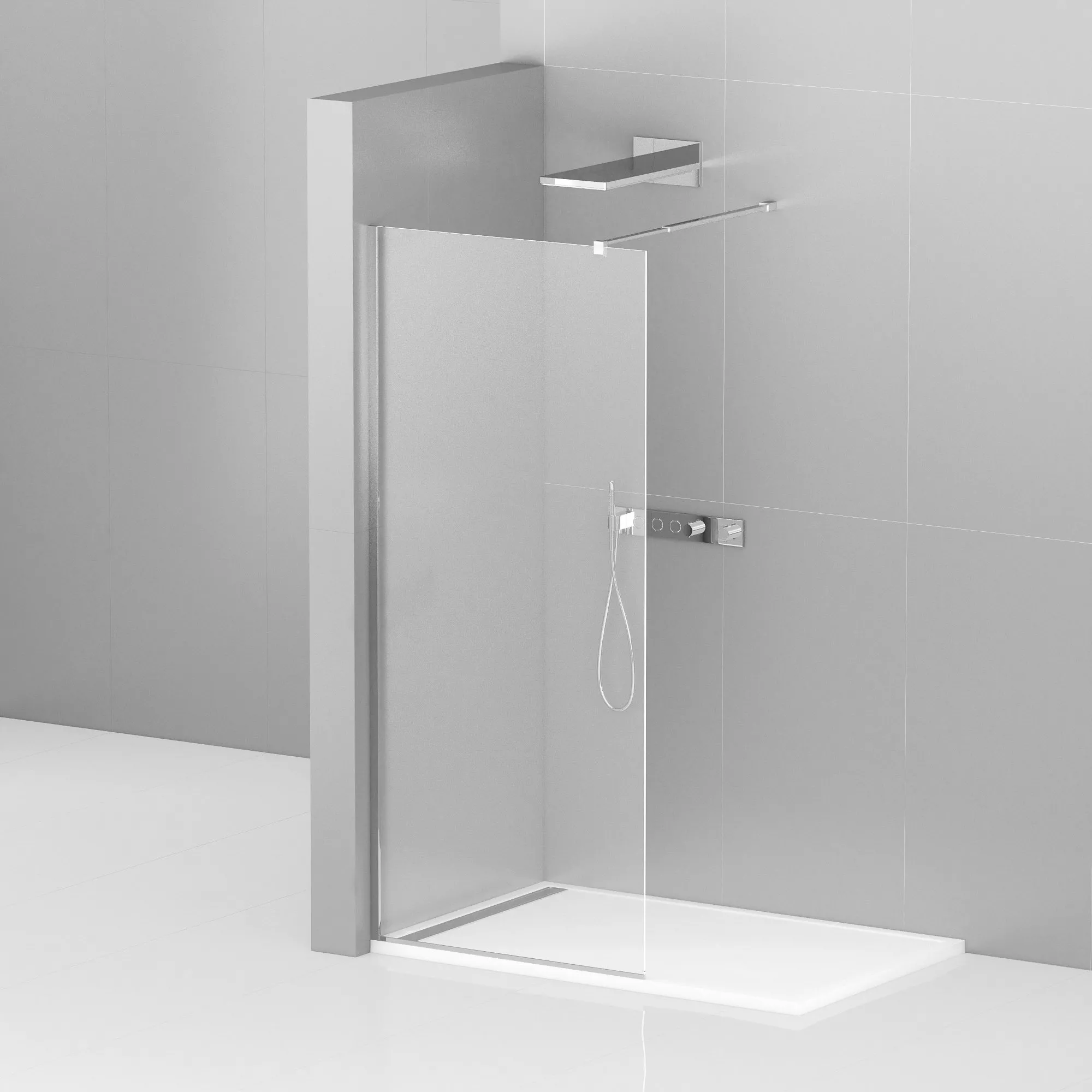 

Душевая перегородка Cezares Liberta -L-1-120-C-Cr