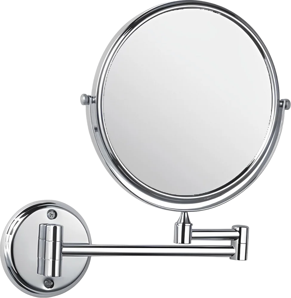 Зеркало косметическое Haiba с увеличением хром