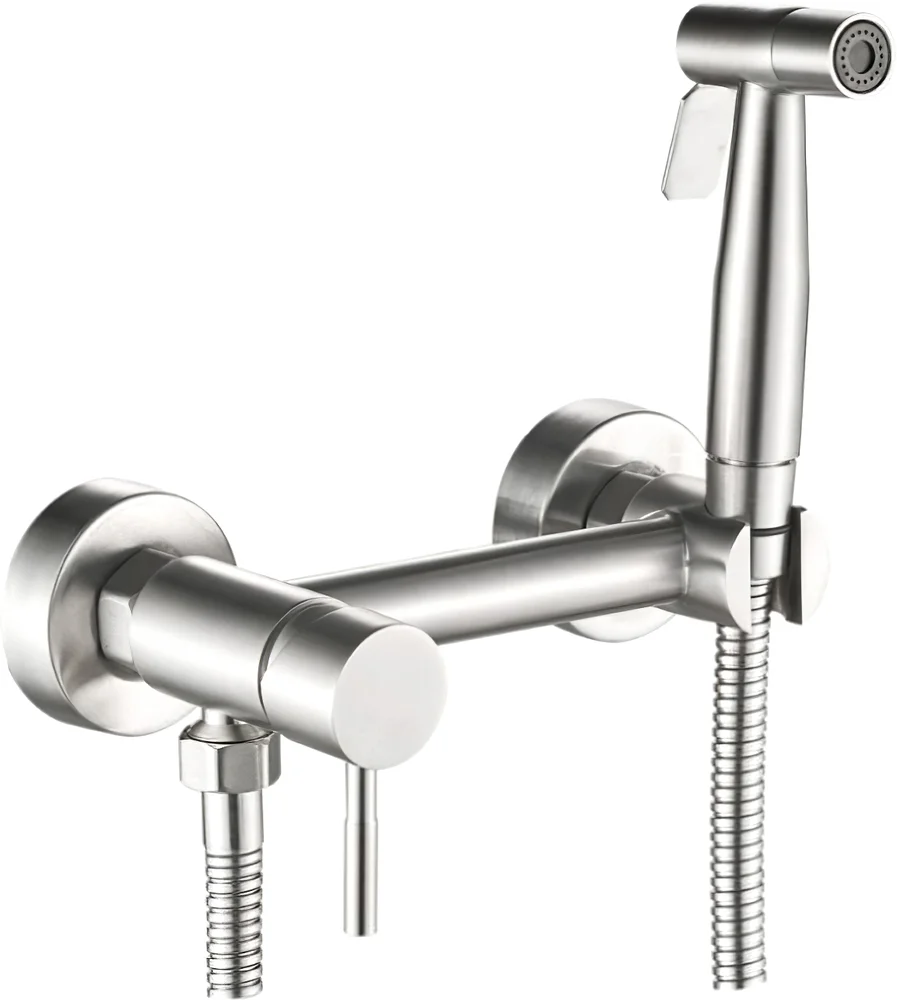 Гигиенический душ со смесителем Haiba сталь HB5520 - фото 1